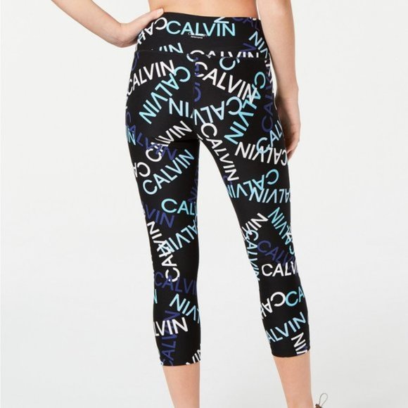 CK Performance High-Waist All Over Logo Print - Picture 2 of 3